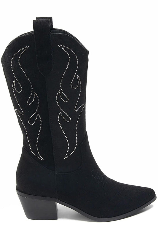Bottes Santiags noires