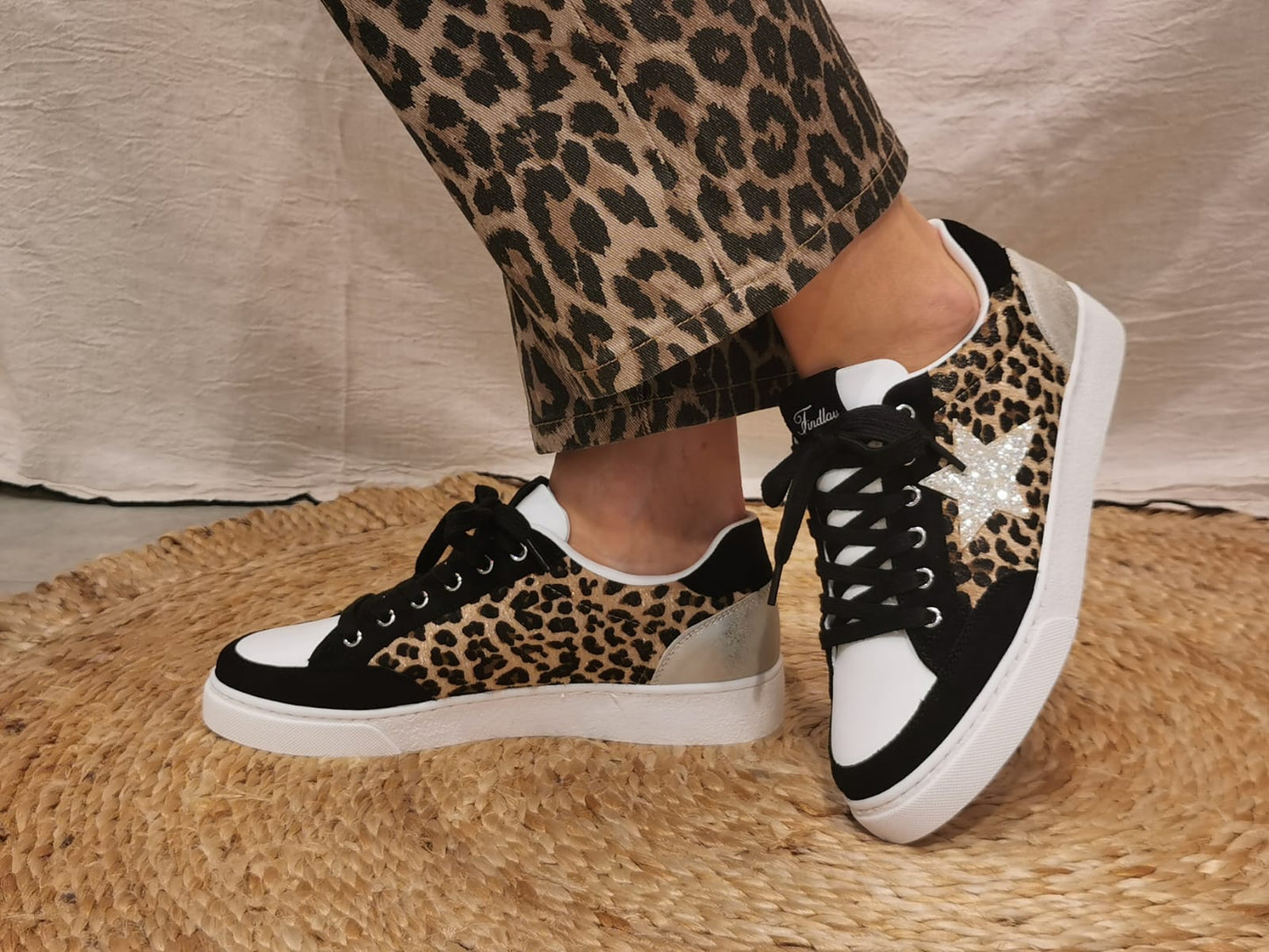 Sneaker léopard