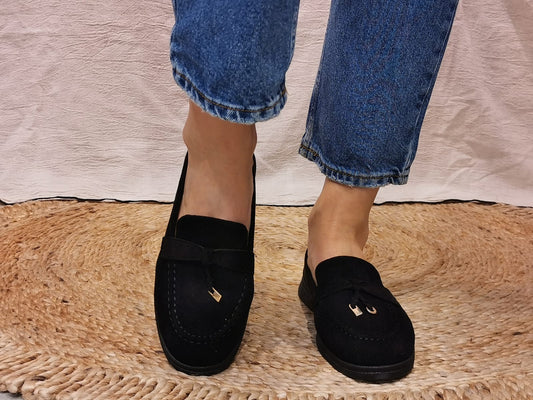 Mocassin souple noir