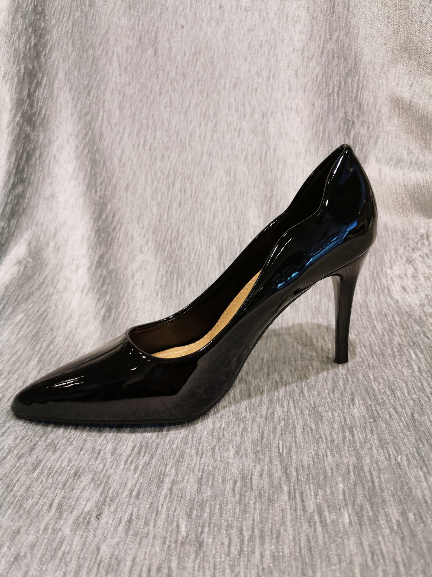 Escarpin noir vernis - Alexia Chaussures