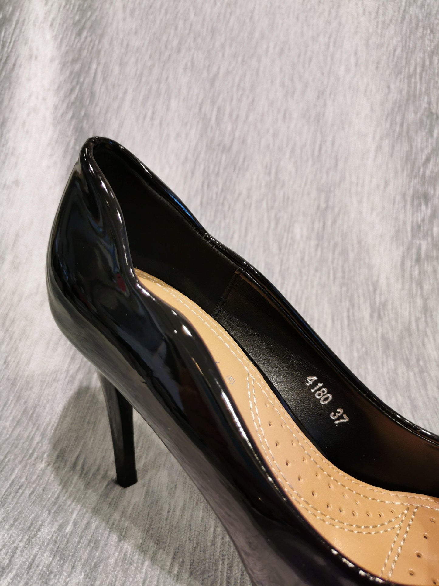 Escarpin noir vernis - Alexia Chaussures