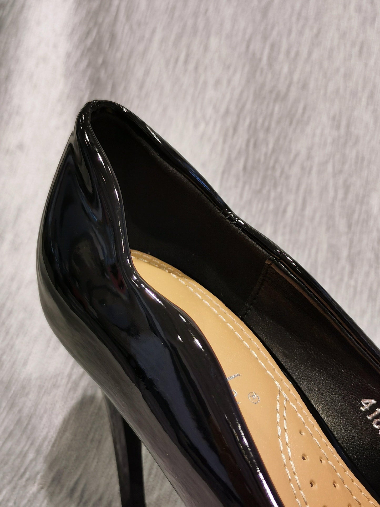 Escarpin noir vernis - Alexia Chaussures