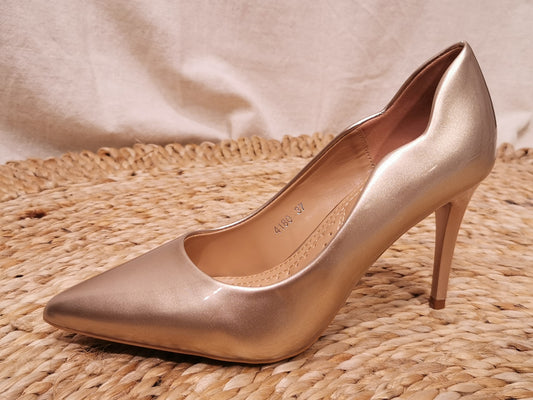 Escarpin doré