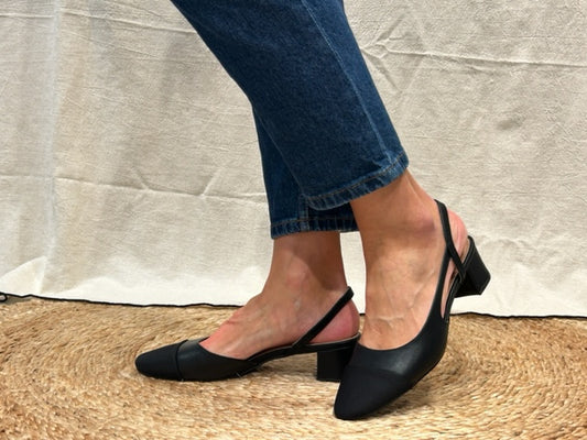 Chaussures Slingback noir