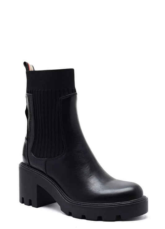 Bottines élastique noire