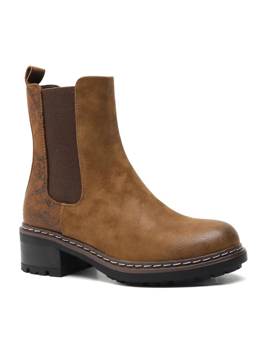 Bottines Chelsea Camel