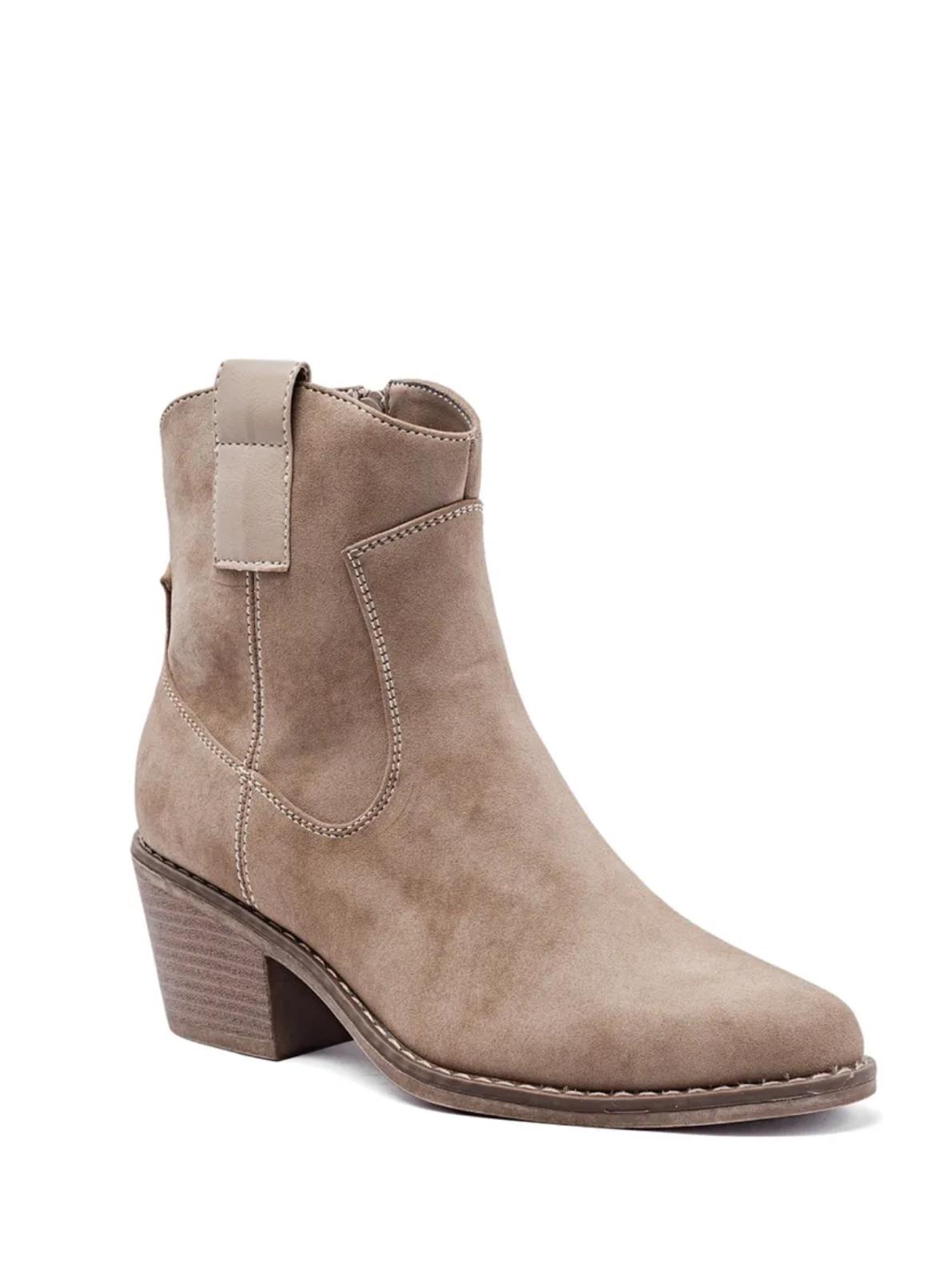 Santiag court nubuck taupe