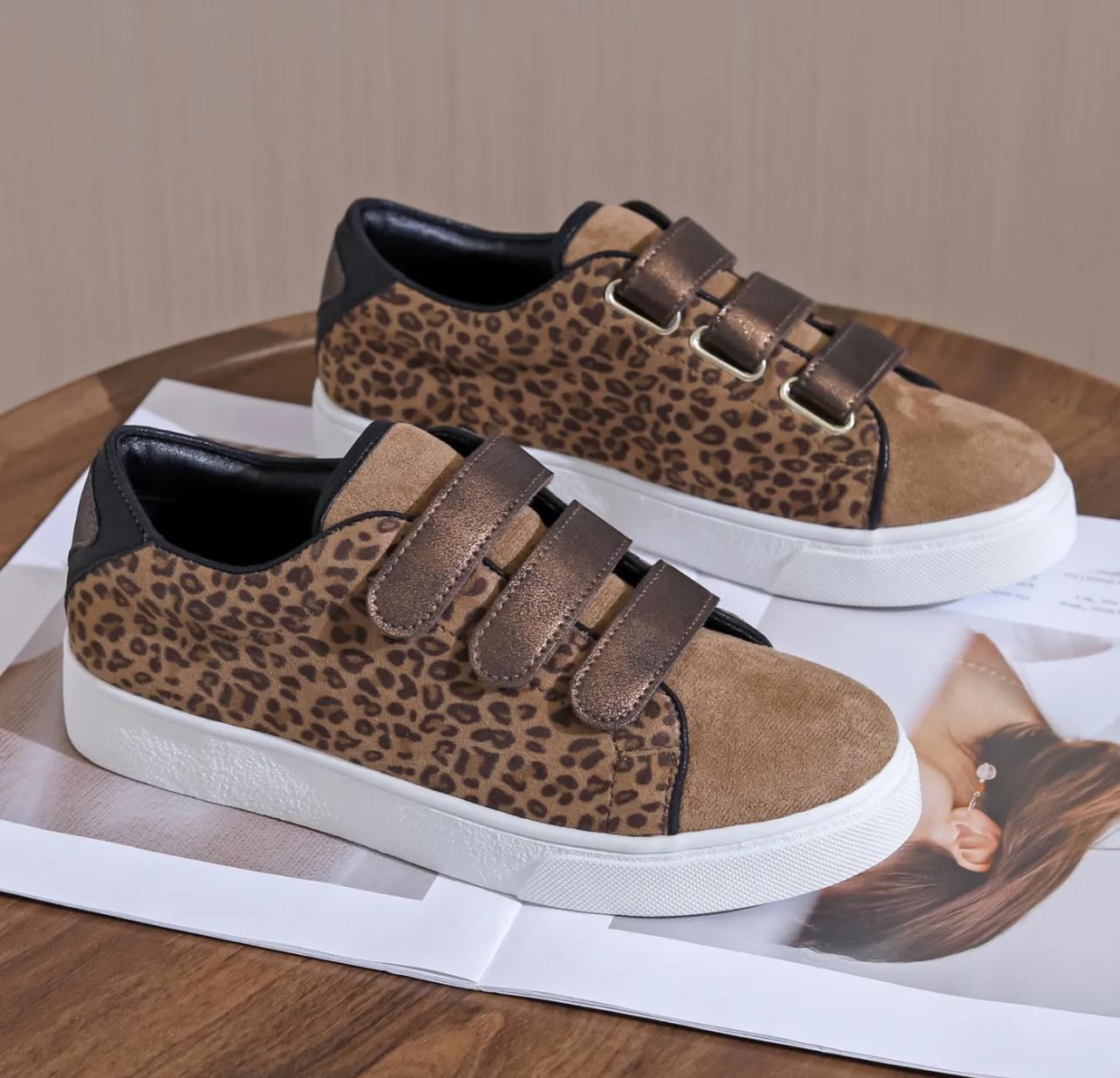 Chaussures scratch leopard hotsell