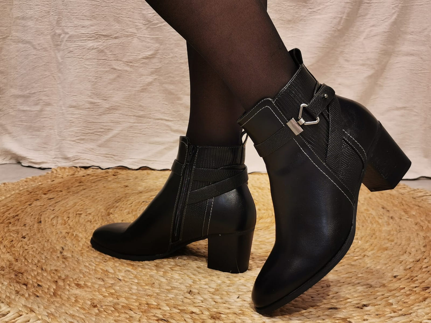 Bottines élégantes noires