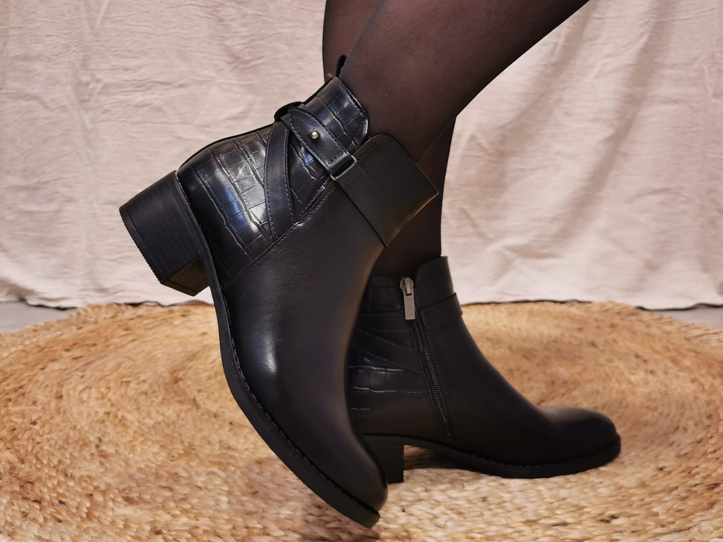 Bottines fines noires