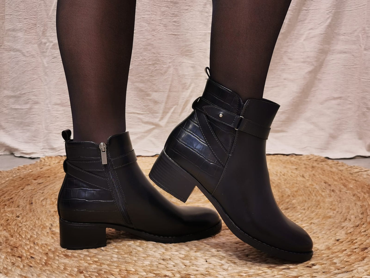 Bottines fines noires