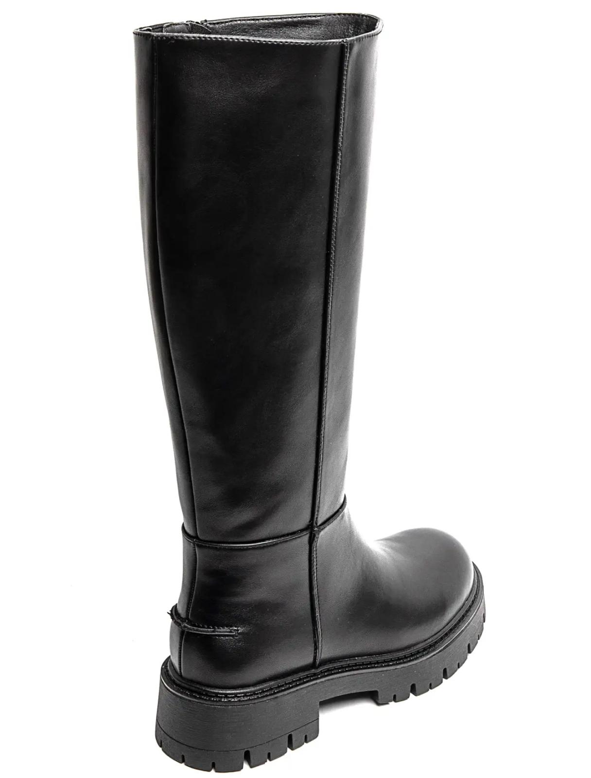 Bottes noires cavalières élastiques
